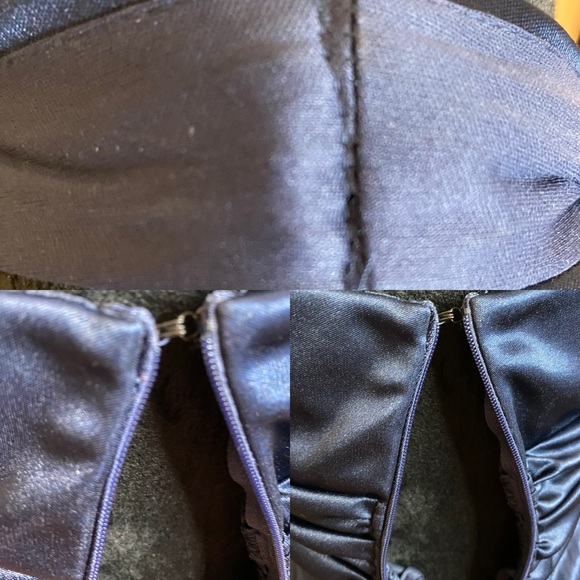 Cache Vintage  Blue Halter Dress Tea Length‎ Size 8 - Picture 14 of 16